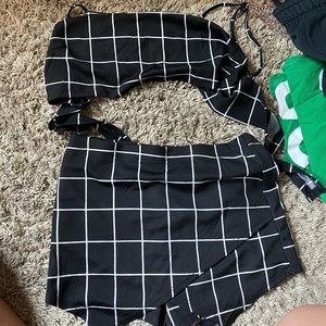 Two piece, skort and top